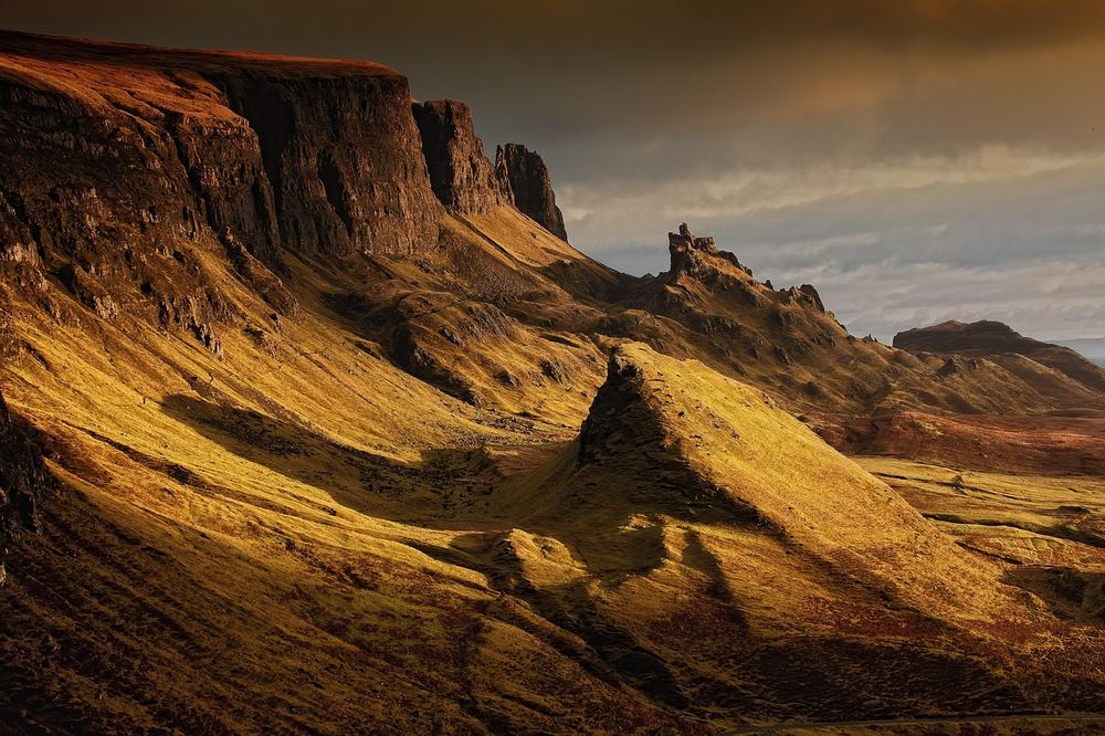 The Isle of Skye coastline in Scotland