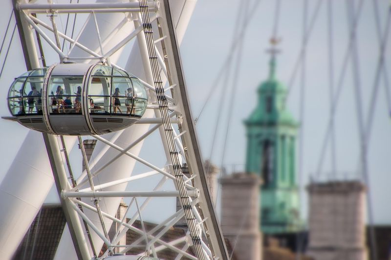 The London Eye and River Thames in London
