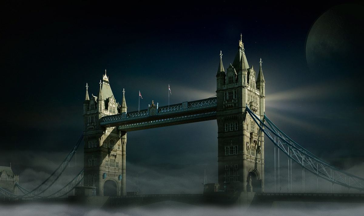 Tower Bridge over the River Thames in London