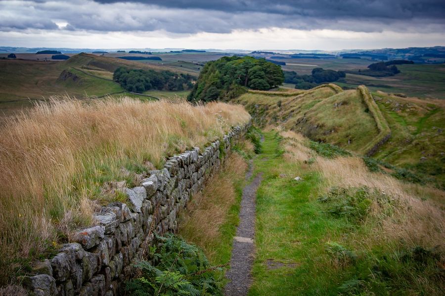 Hadrian's Wall in Northern England