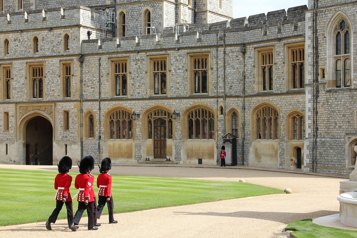 Windsor Castle, a royal residence in England