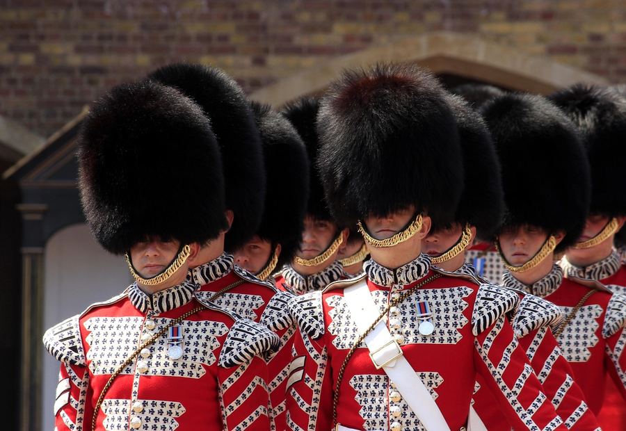 A Royal Guard on duty in London