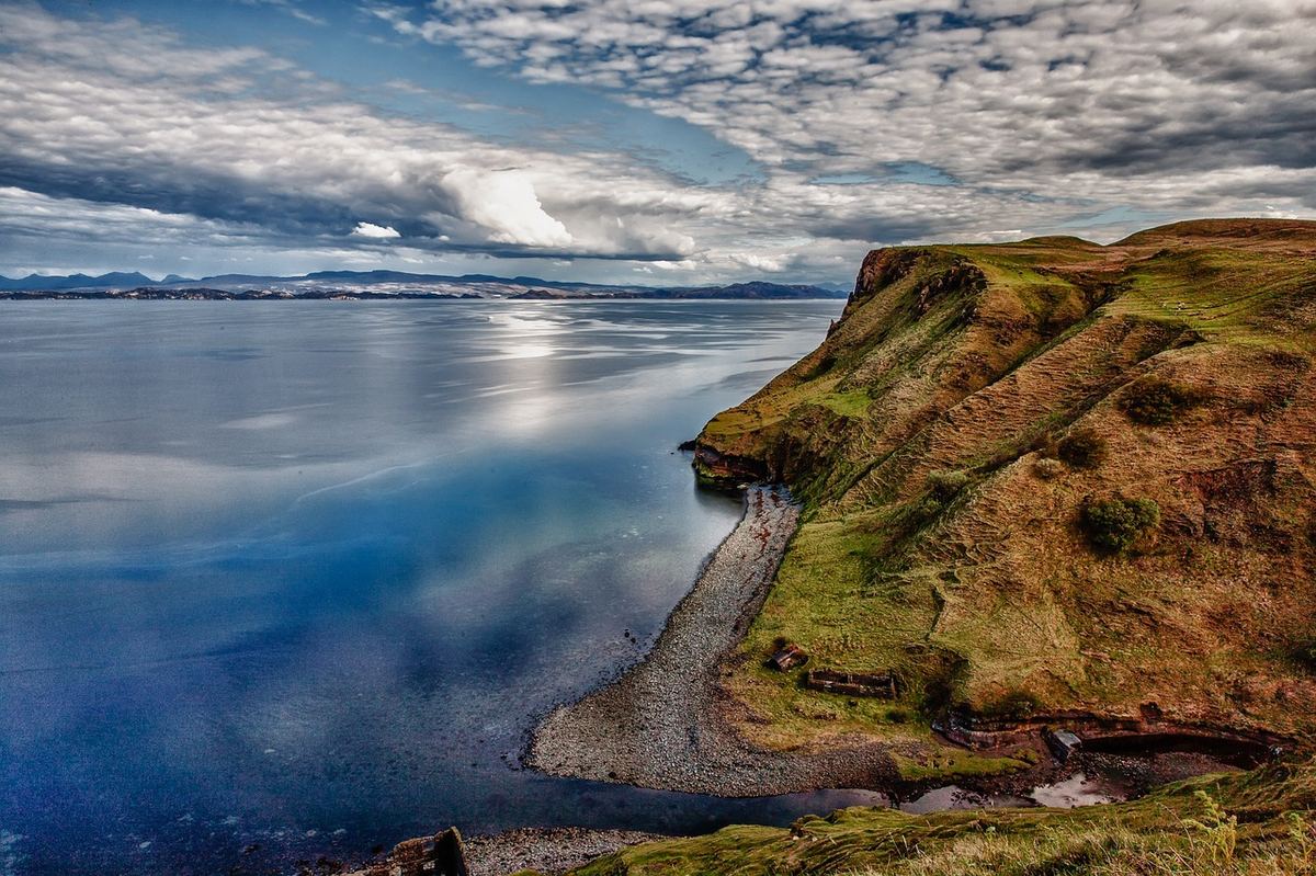 The Isle of Skye landscape in Scotland
