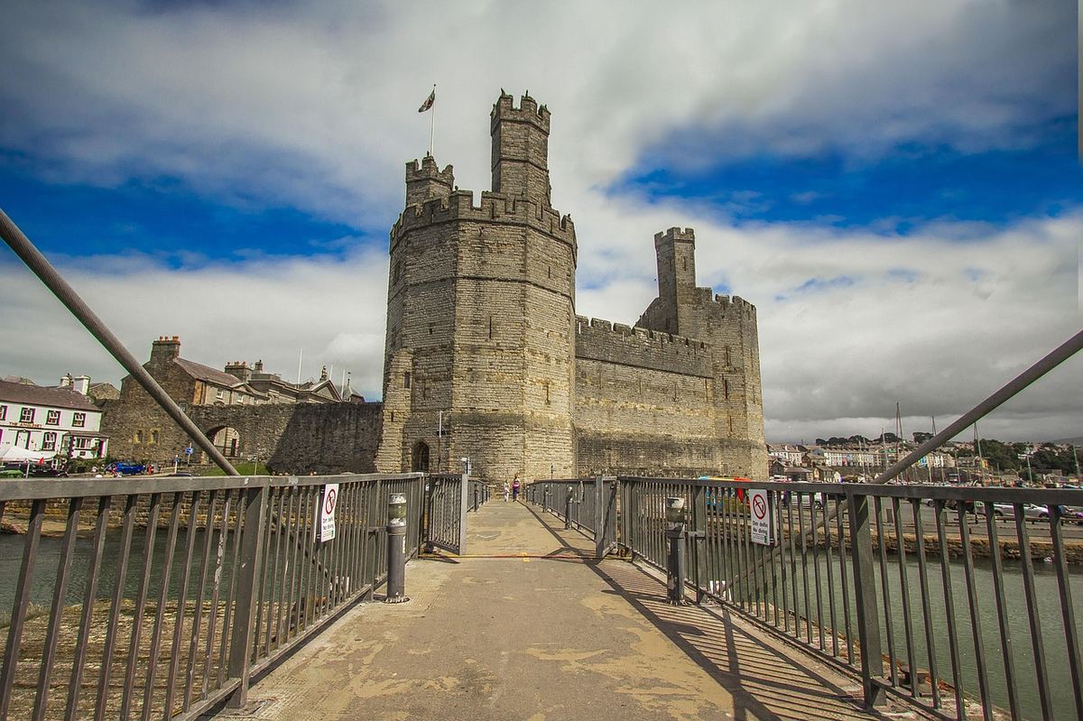 Caernarfon Castle in Wales